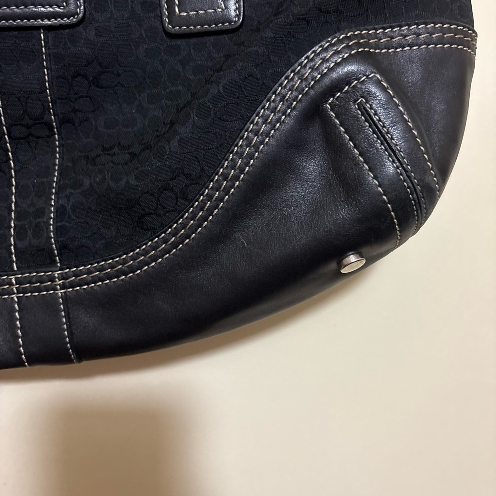 Vintage Coach 3648 Canvas Satchel Signature Soho - Picture 6 of 12